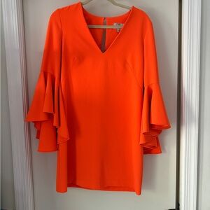 Milly Orange Italian Mini dress